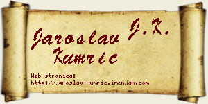 Jaroslav Kumrić vizit kartica